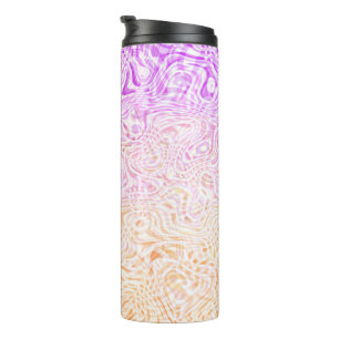 Trippy Squiggly Boho Abstract Trixic Pride Vlag Thermosbeker