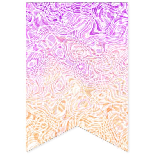 Trippy Squiggly Boho Abstract Trixic Pride Vlag Vlaggetjes (Tweede vlag)