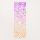 Trippy Squiggly Boho Abstract Trixic Pride Vlag Yogamat (Achterkant)