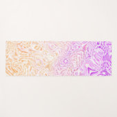 Trippy Squiggly Boho Abstract Trixic Pride Vlag Yogamat (Voorkant (horizontaal))
