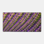 Trippy Squiggly Ripply Bohemian Funky Fractal Art Bureaumat (Voorkant)