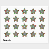 TRIPPY STAR STICKER (Vel)