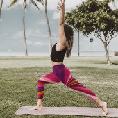 Trippy Stripes Paars en Roze Cool Psychedelic Leggings