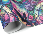 Trippy stropdas kleurstof Halloween heks godin cad Cadeaupapier (Rol Hoek)