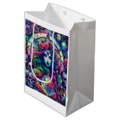 Trippy stropdas kleurstof Halloween heks godin cad Medium Cadeauzakje (Voorkant Gekanteld)