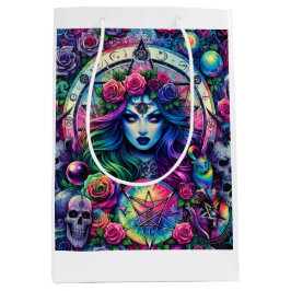 Trippy stropdas kleurstof Halloween heks godin cad Medium Cadeauzakje