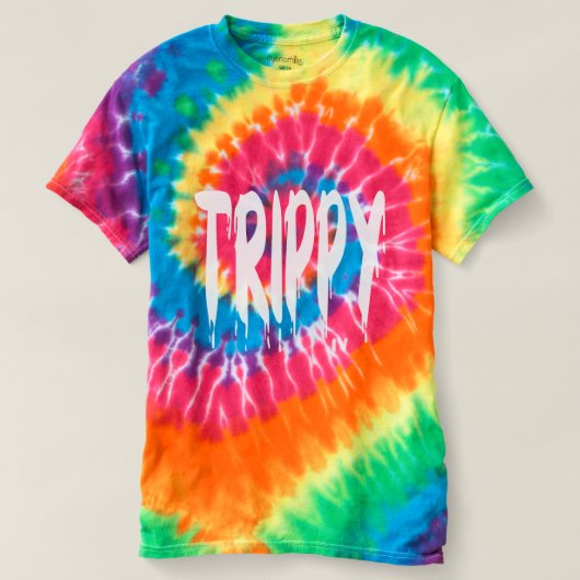 Trippy Stropdas-kleurstof Shirt (Design voorkant)