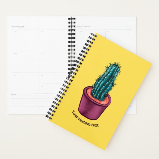 Trippy Succulent Cactus Psychedelic Planner (Display)