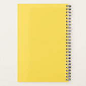 Trippy Succulent Cactus Psychedelic Planner (Achterkant)