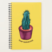 Trippy Succulent Cactus Psychedelic Planner (Voorkant)
