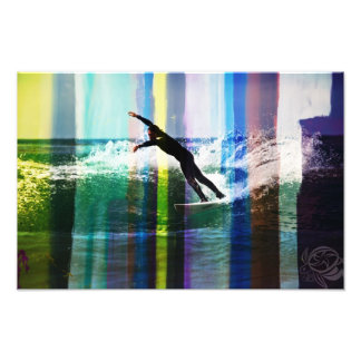 Trippy surf 2 foto afdruk