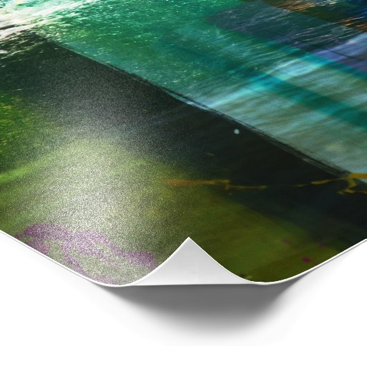 Trippy surf 2 foto afdruk (Hoek)