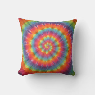 Trippy Swirl Tie Dye Amerikaans MoJo Kussen