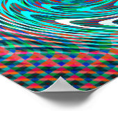 Trippy Swirl Tunnel Poster (Hoek)