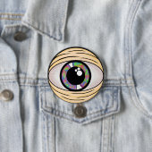 Trippy Third Eye Pin Ronde Button 7,6 Cm (In situ)