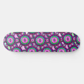 Trippy Tie-Dye Kunst Persoonlijk Skateboard (Horizontaal)
