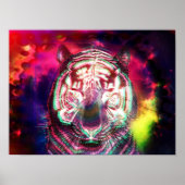 tRIPPY tIGER-Poster Poster (Voorkant)