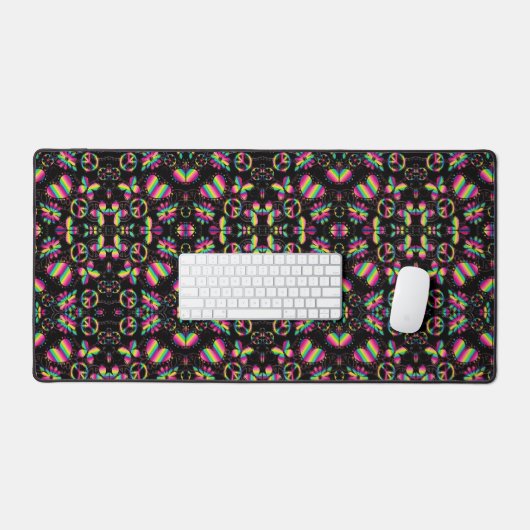 Trippy tijden Desk Mat (Keyboard & Muis)