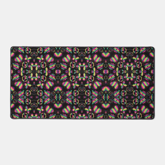 Trippy tijden Desk Mat (Voorkant)