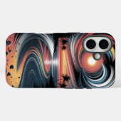 Trippy Tropische Vibes Case-Mate iPhone Case (Achterkant (horizontaal))