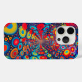 Trippy Tunnel van Kleurrijke Drijvende Orbs Optisc Case-Mate iPhone Case (Achterkant (horizontaal))