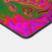 Trippy Turquoise Abstract Retro Liquid Swirl Bureaumat (Hoek)