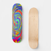 Trippy Tye Dye Mini Schaats Board Persoonlijk Skateboard (Voorkant)