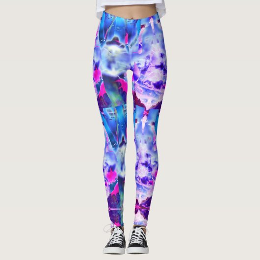 Trippy UFO-Leggings Leggings (Voorkant)