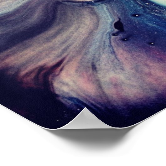 Trippy verf poster (Hoek)