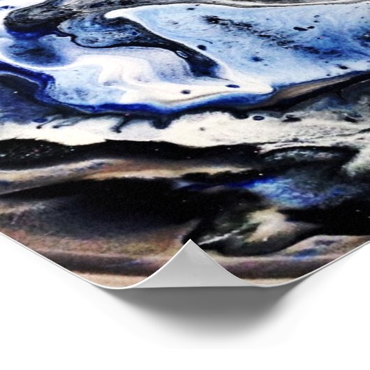 Trippy verf poster (Hoek)