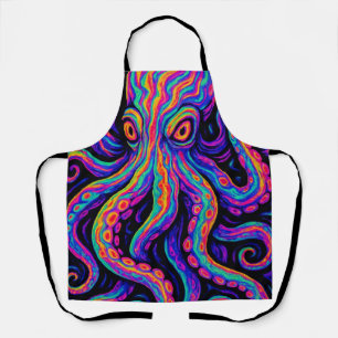 Trippy Vibrant Octopus Schort
