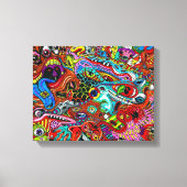 Trippy Wall Art Canvas Afdruk (Voorkant)