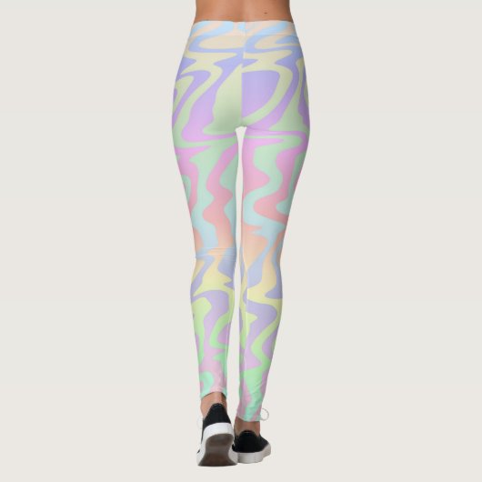 Trippy Waves Leggings (Achterkant)