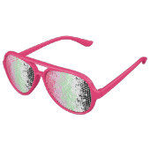 Trippy Wavy Abstract Recipromantische Pride Vlag Aviator Zonnebril (Gekanteld)