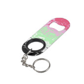 Trippy Wavy Abstract Recipromantische Pride Vlag Mini Flessenopener (Achterkant Gekanteld)