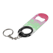 Trippy Wavy Abstract Recipromantische Pride Vlag Mini Flessenopener (Voorkant Gekanteld)