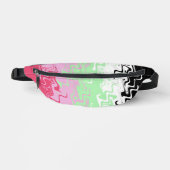 Trippy Wavy Abstract Recipromantische Pridevlag Heuptasje (Voorkant)