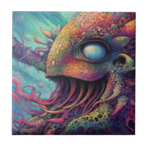 Trippy-wezen Tegeltje