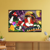 Trippy Witch Stretched Canvas Art Prints (Insitu (Woonkamer))