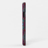 Trippy zeegroen en magenta abstract patroon Case-Mate iPhone case (Achterkant/rechts)