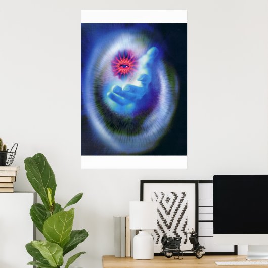 TrippyHand Poster (Thuiskantoor)