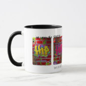 TripStops' '4 ACES' 11 oz. graffiti-mokken Mok (Links)