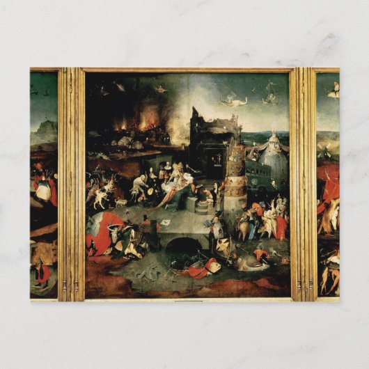 Triptiek: De verleiding van St. Anthony Briefkaart (Voorkant)