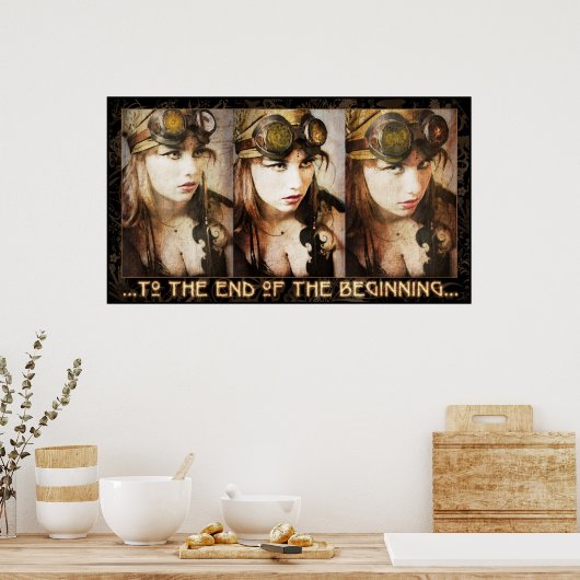 Triptych 3 poster (Keuken)