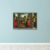 Triptych Canvas Afdruk (Insitu (Houten vloer))
