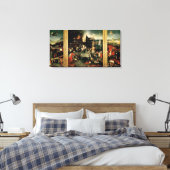 Triptych: De Temptation of St. Anthony Canvas Afdruk (Insitu (Slaapkamer))