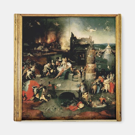 Triptych: De Temptation of St. Anthony Magneet (Voorkant)