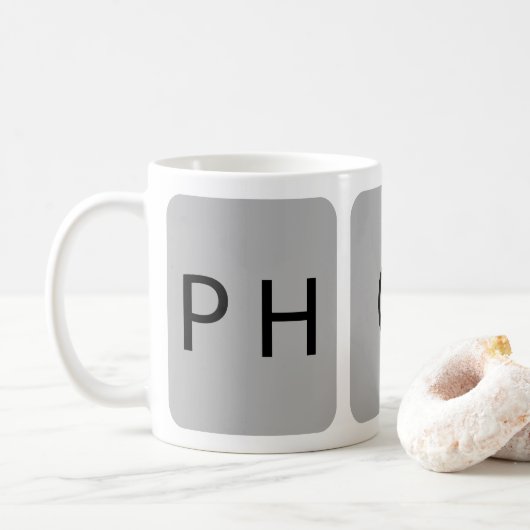  TRIPTYCH Een foto voor drie ramen Koffiemok (Met donut)