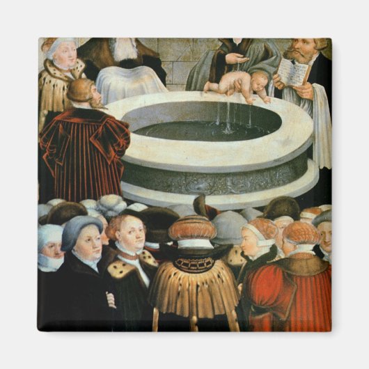 Triptych, linkerpaneel, Philipp Melanchthon Magneet (Voorkant)
