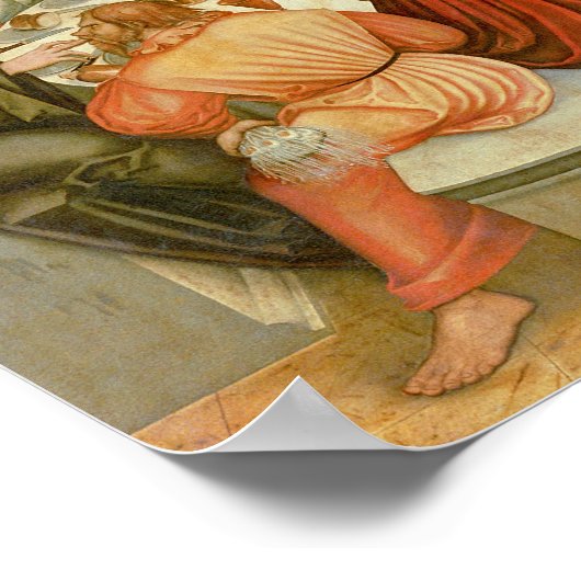 Triptych, linkerpaneel, Philipp Melanchthon Poster (Hoek)